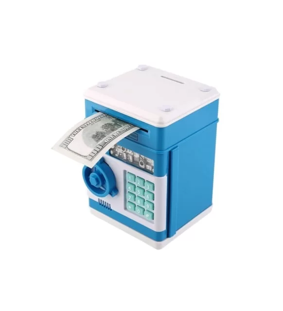 Şifreli Elektronik ATM Kumbara | 4 Renk | Pil Hediyeli