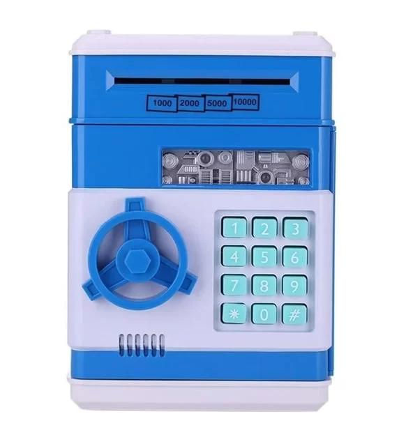 Şifreli Elektronik ATM Kumbara | 4 Renk | Pil Hediyeli